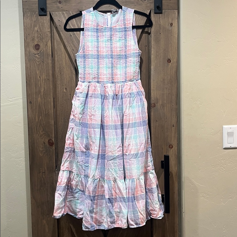 J. Crew Multicolor Plaid Dress
